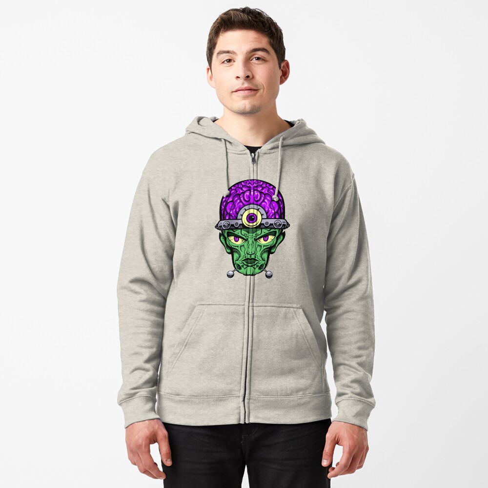 Item preview, Zipped Hoodie designed and sold by sadmachine.
