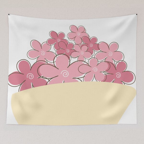 Item preview, pink bunch of flowers designed and sold by Janjira.
