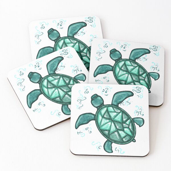 Item preview, Sea Turtle with Design designed and sold by Steampunk.Dragon.