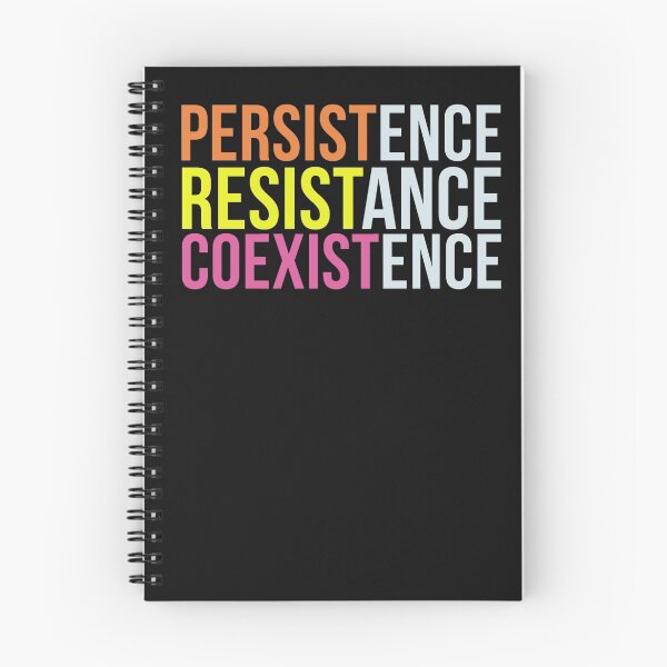 Item preview, Persist Resist Coexist Black Lives Anti Trump designed and sold by Fitz Well.