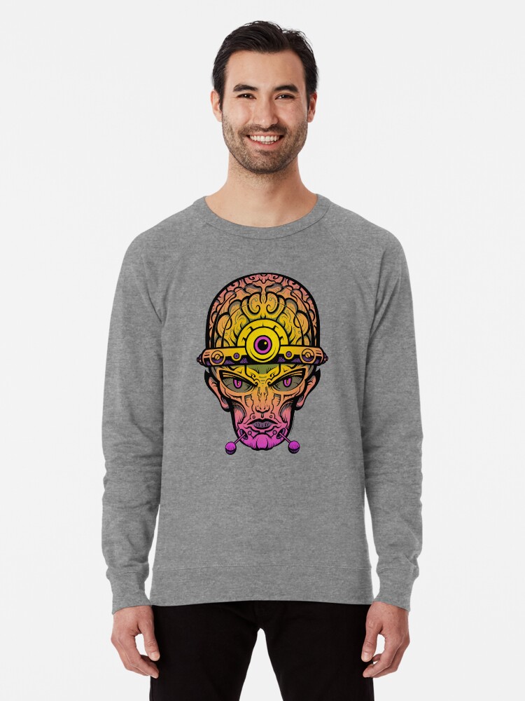 Alternate view of Eye Don't Mind - Alternative Fax remix Lightweight Sweatshirt