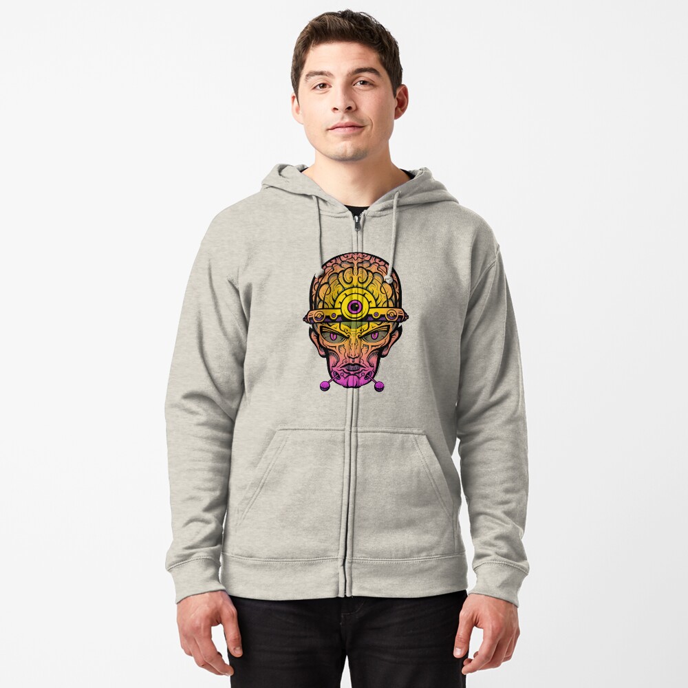 Item preview, Zipped Hoodie designed and sold by sadmachine.