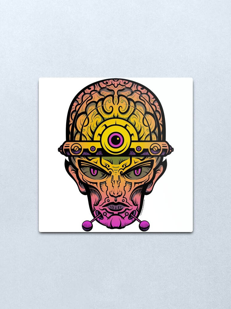 Alternate view of Eye Don't Mind - Alternative Fax remix Metal Print