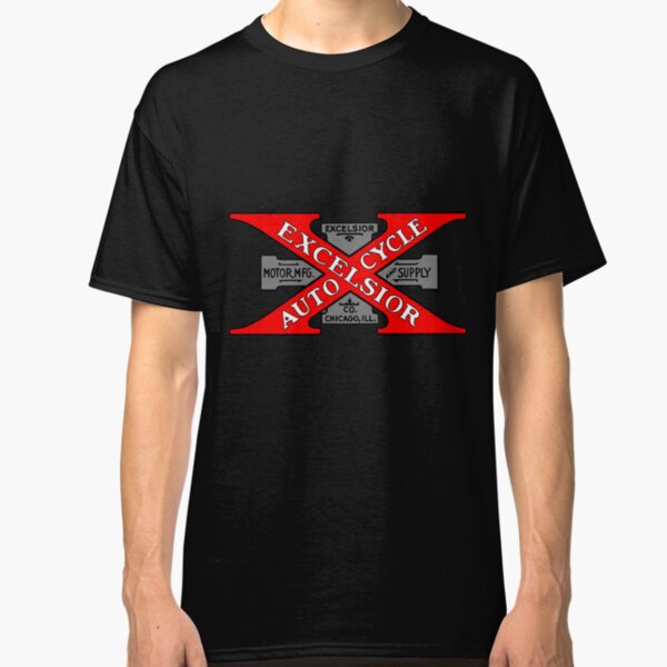 Classic Excelsior Motorcycles T-Shirt Race /& Retro