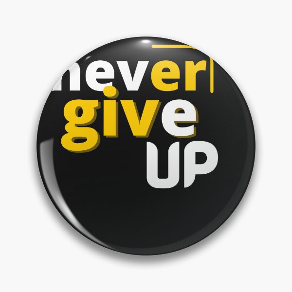 Item preview, never give up-T-SHIRT designed and sold by selly1232.