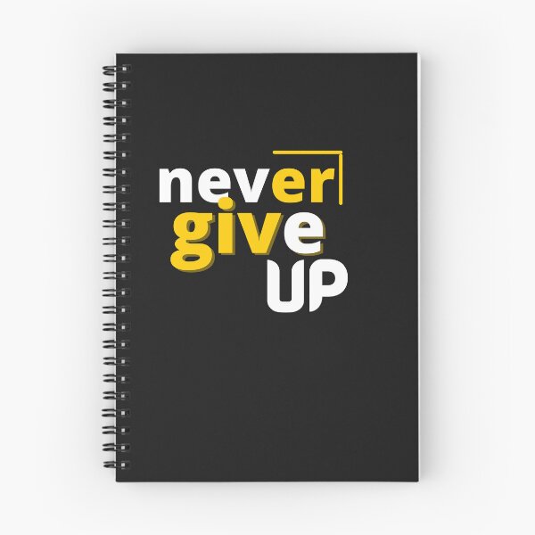 Item preview, never give up-T-SHIRT designed and sold by selly1232.