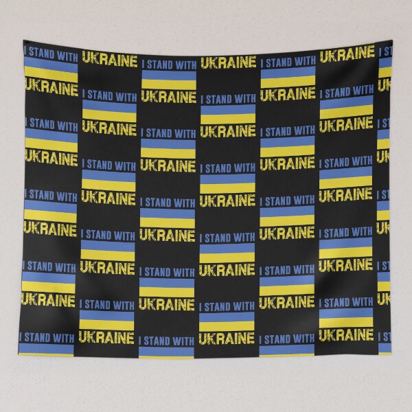 Item preview, I Stand With Ukraine-Support of Urkraine designed and sold by BRtisticDesigns.