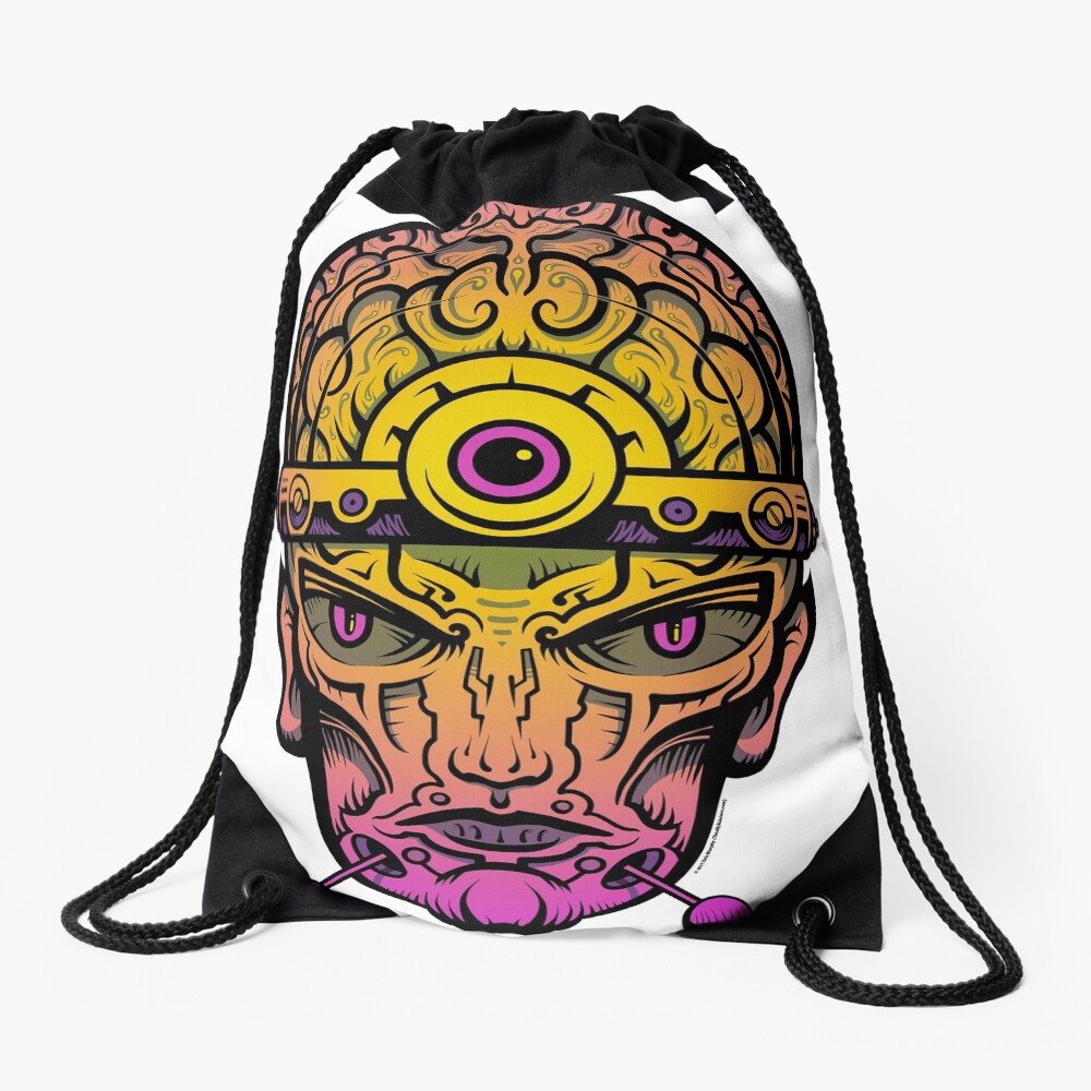 Eye Don't Mind - Alternative Fax remix Drawstring Bag
