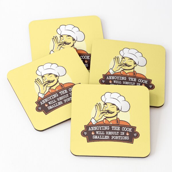 Item preview, Copy of Annoying The Cook Will Result In Smaller Portions Funny Kitchen Present ,Cute Cook Quote  designed and sold by pedrored369.
