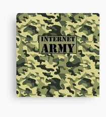 Internet Army Canvas Print