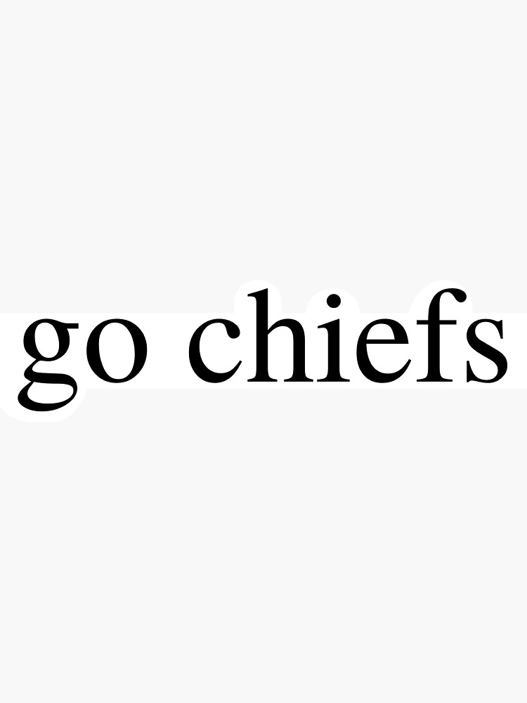 Kansas City Chiefs Sticker Sticker for Sale by darcycato