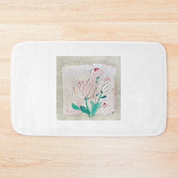 Item preview, Floral Square in Oils No. 4 designed and sold by Praline Creative.