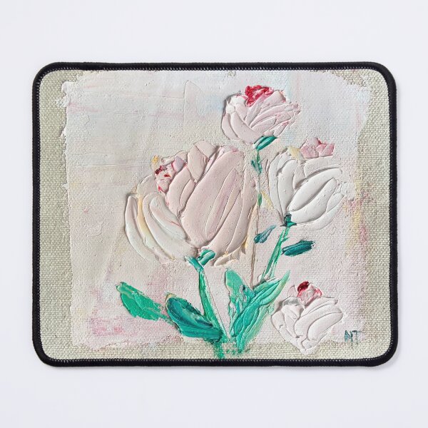 Item preview, Floral Square in Oils No. 4 designed and sold by Praline Creative.