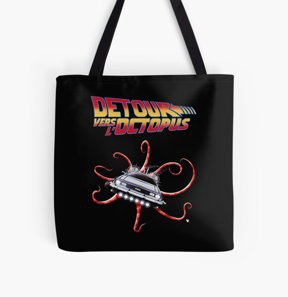 Détour vers l'Octopus All Over Print Tote Bag