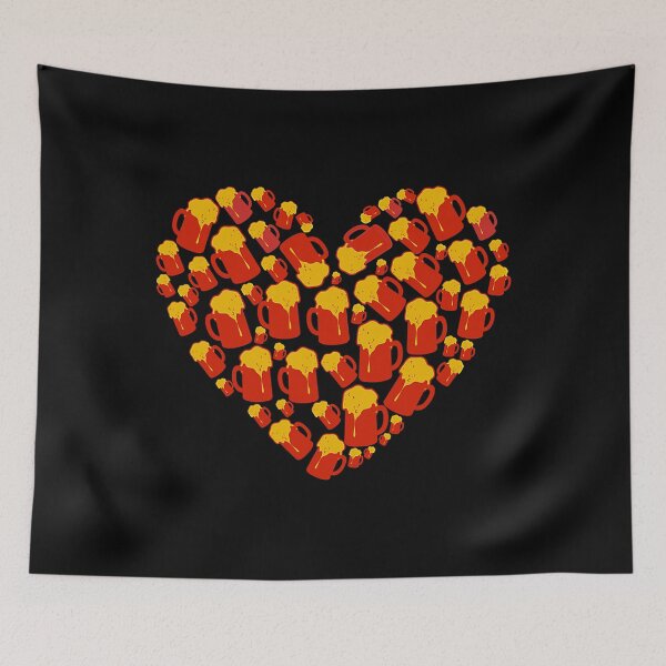 Item preview, Beer Valentines Day Funny Heart Beer designed and sold by ericrichard059.