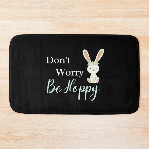 Item preview, Don't Worry Be Hoppy - Easter Pun designed and sold by NotablyDesigned.