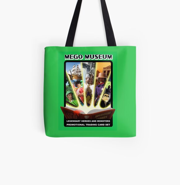 Mego Legends Monsters Pirates Knights All Over Print Tote Bag