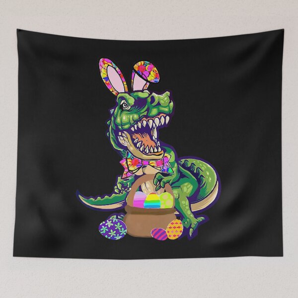 Item preview, Happy Eastrawr T Rex Dinosaur Easter Bunny Egg  designed and sold by Jonny021.