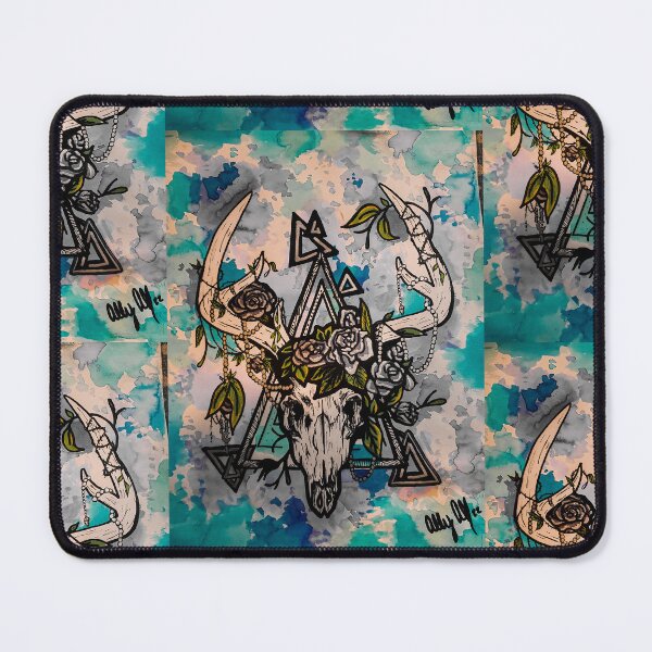 Item preview, Deer Skull Decorated in Flowers designed and sold by AllysiaAltck.