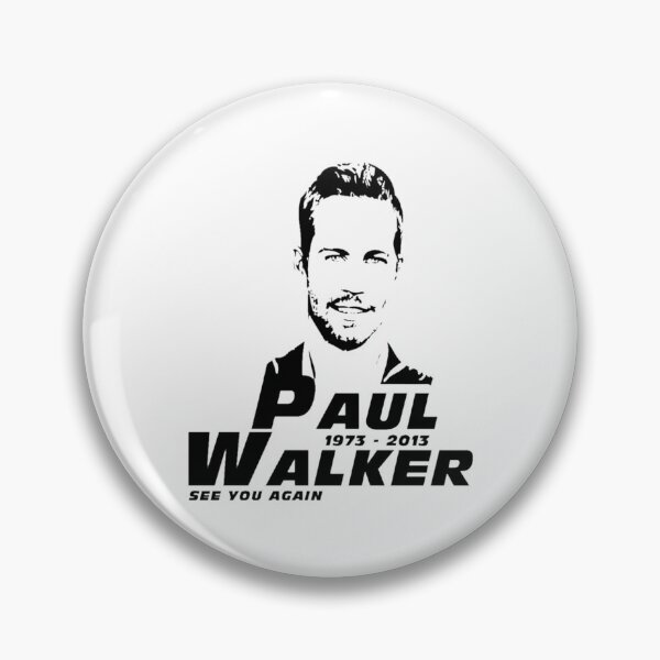 Artikelvorschau, Paul Walker – Fitted Scoop – Schwarz entworfen und verkauft von BJMVintageArts.