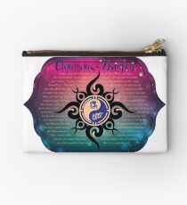 East West Astrology Aquarius-Dragon Studio Pouch