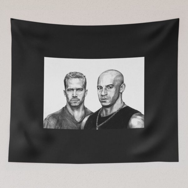 Item preview, Paul Walker  Vin Diesel   designed and sold by BJMVintageArts.