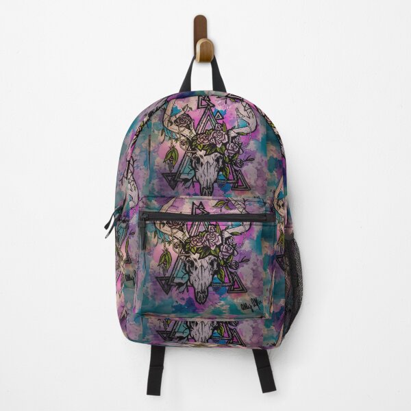 Item preview, Pink Deer Skull Decorated in Flowers designed and sold by AllysiaAltck.