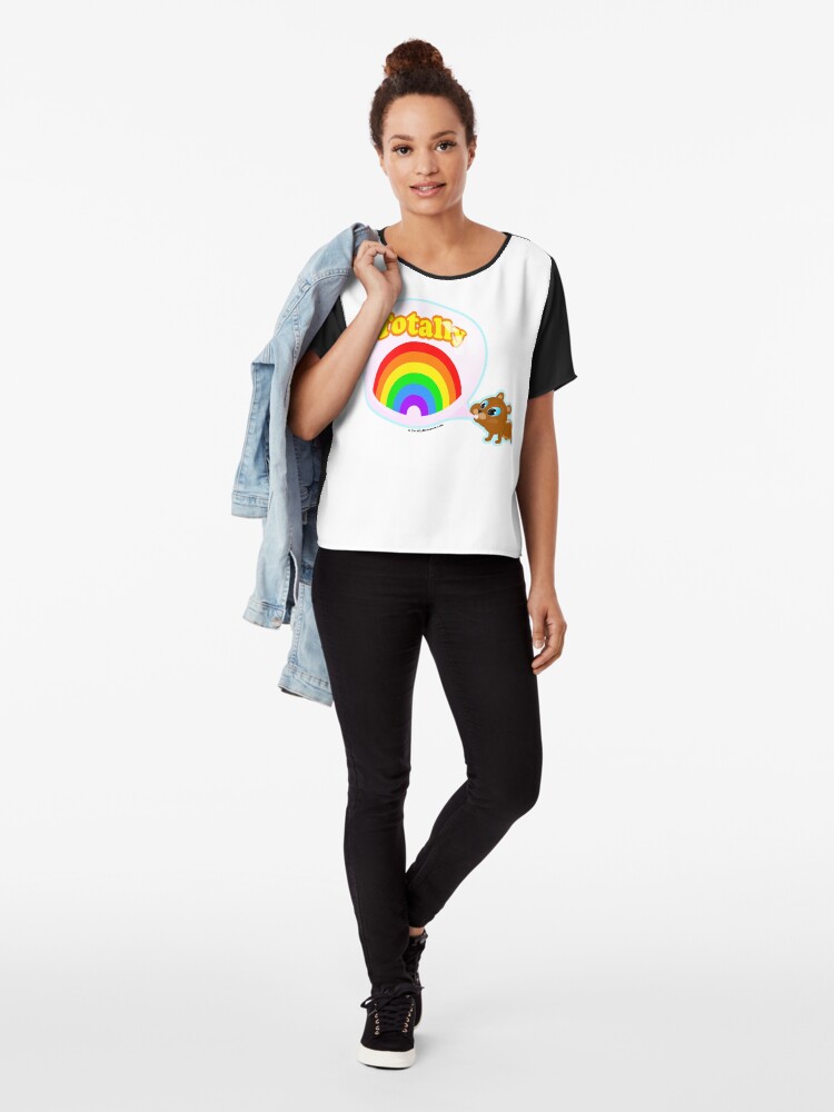 Alternate view of Bubble Gum Bandit! Chiffon Top