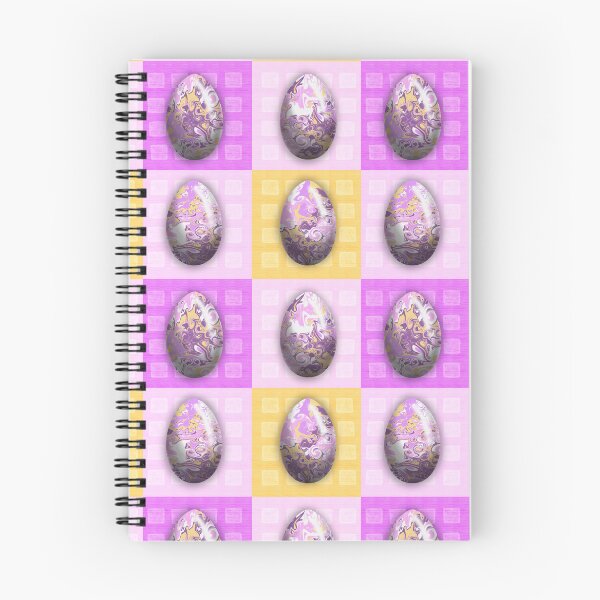 Item preview, Happy easter easter egg motif pink yellow designed and sold by Milamara.