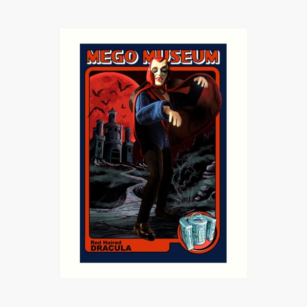 Mego Red Haired Dracula Art Print