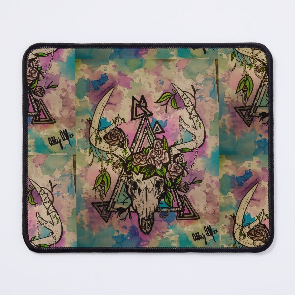 Item preview, Pretty Deer Skull Decorated in Flowers designed and sold by AllysiaAltck.