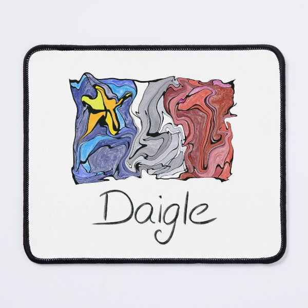 Item preview, Acadian Flag pastel liquid mosaic Daigle - Drapeau acadien mosaïque liquide pastel vitrail Daigle designed and sold by ColoursOfFrance.