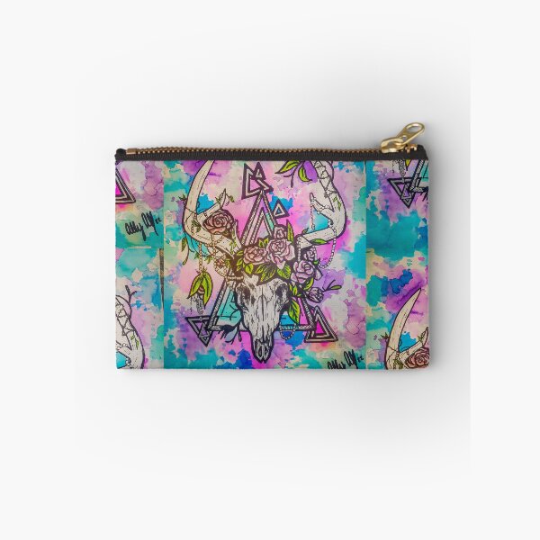 Item preview, Tye Dye Deer Skull Decorated in Flowers designed and sold by AllysiaAltck.