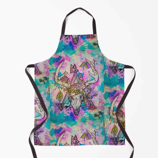 Item preview, Tye Dye Deer Skull Decorated in Flowers designed and sold by AllysiaAltck.