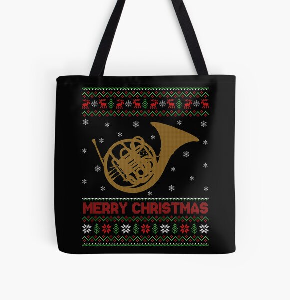 Item preview, Waldhorn-Musikliebhaber, der Waldhorn-hässliche Weihnachtsprämie beleuchtet designed and sold by BeolaaPerson.