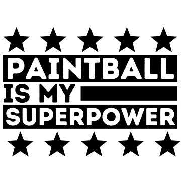 Imagen de la obra Paintball es mi superpoder, Paintball divertido de BIHI14