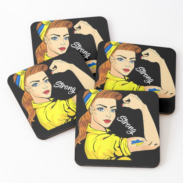 Item preview, Support Ukraine Strong Women Girls I Stand With Ukraine designed and sold by lilyanavivek.