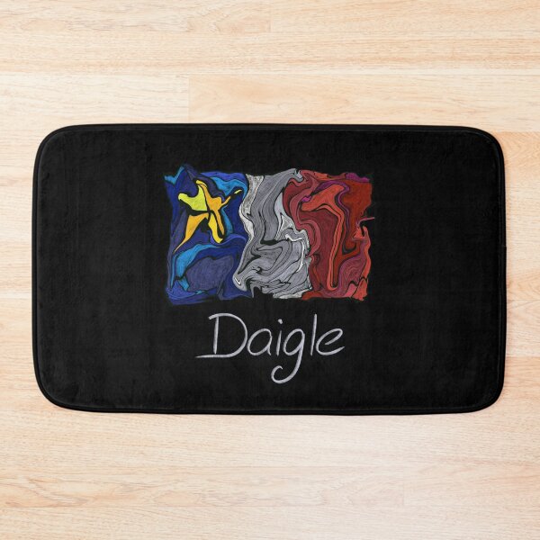 Item preview, Acadian Flag pastel liquid mosaic Daigle - Drapeau acadien mosaïque liquide pastel vitrail Daigle designed and sold by ColoursOfFrance.