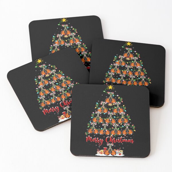Item preview, Mandolin Music Xmas Matching Santa Mandolin Christmas Tree designed and sold by BeolaaPerson.