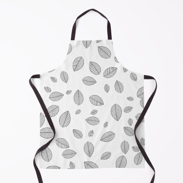 Item preview, Minimalist Leaves Pattern ,Natural Black and White designed and sold by zaysa.