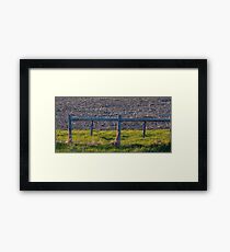 Fence Framed Print