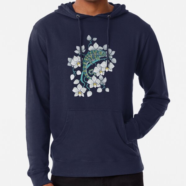 chameleons and orchids Lightweight Hoodie