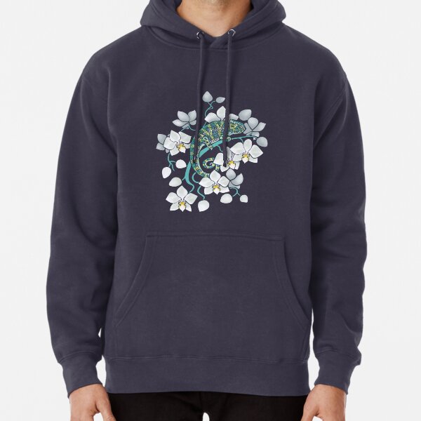 chameleons and orchids Pullover Hoodie