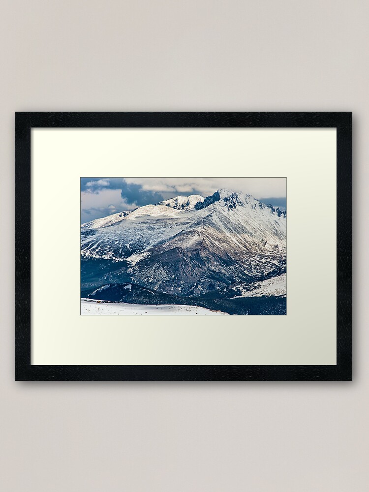 Alternate view of Snow Palaces of Trail Ridge Road Framed Art Print