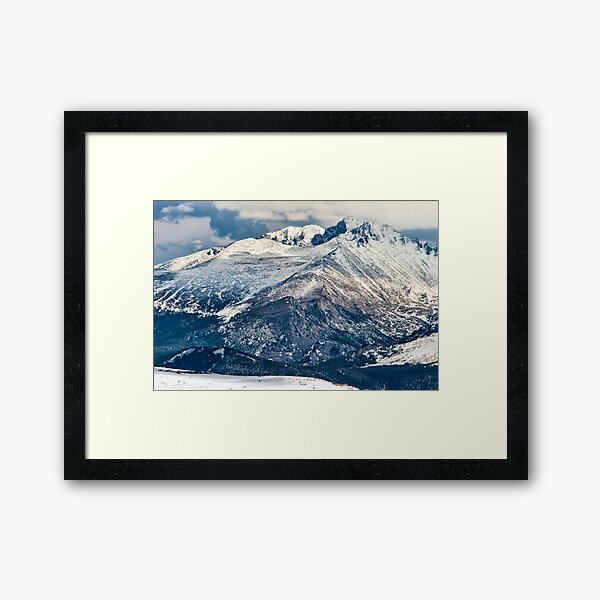 Snow Palaces of Trail Ridge Road Framed Art Print