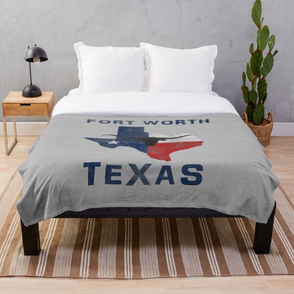 Item preview, Fort Worth Texas with state flag and longhorn silhouette by Mortal designs designed and sold by MortalDesigns.