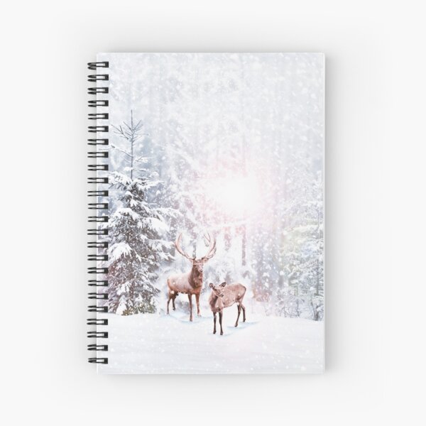 Item preview, Winter wonderland - Christmas Deer Stag Snow Trees designed and sold by DV-LTD.