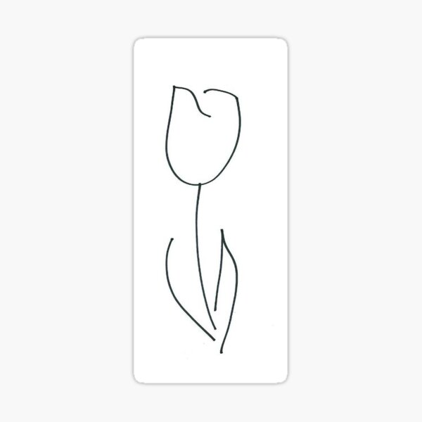 Fringe Flower Sticker