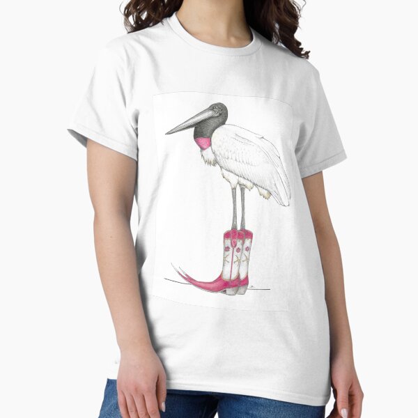 Item preview, Jabiru Stork in Mexican Pointy Boots designed and sold by JimsBirds.