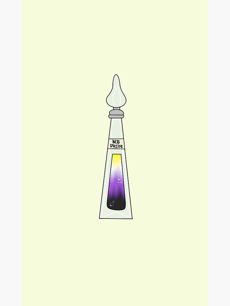 Pride Potions Nonbinary Sticker For Sale By Lexi The Nerd Redbubble